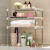 PACHET Etajera tip raft multifunctional pentru bucatarie sau baie + Suport triunghi pentru haine si umerase cu 2 rafturi inferioare
