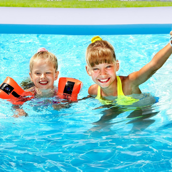 Piscina gonflabila 200 x 120 x 40 cm, 2 inele