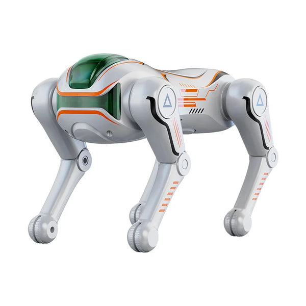 Câine Robot Interactiv cu Telecomandă 2.4G, Control prin Gesturi, Programare, Dans, Muzică și Lumini LED