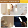 Pachet 2x Lampa de Veghe Inteligenta, Casa, Senzor de Miscare, Prindere Magnet, Lumina Calda