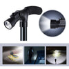 1+1 CADOU Baston telescopic de sprijin pliabil cu lanterna si pivoti stabilizatori