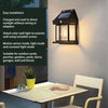 Lanterna LED cu trepied, 60W, raza de actiune 1KM, 4 moduri de iluminare, functie Powerbank + Lampa solara de perete LED cu senzor de miscare 3W, culoare negru