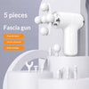Aparat de Masaj Profesional Tip Pistol, 9 Capete, 6+ Viteze, USB Reîncărcabil