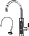 Robinet electric instant din inox, cu display si rotire 360 grade, 3000W