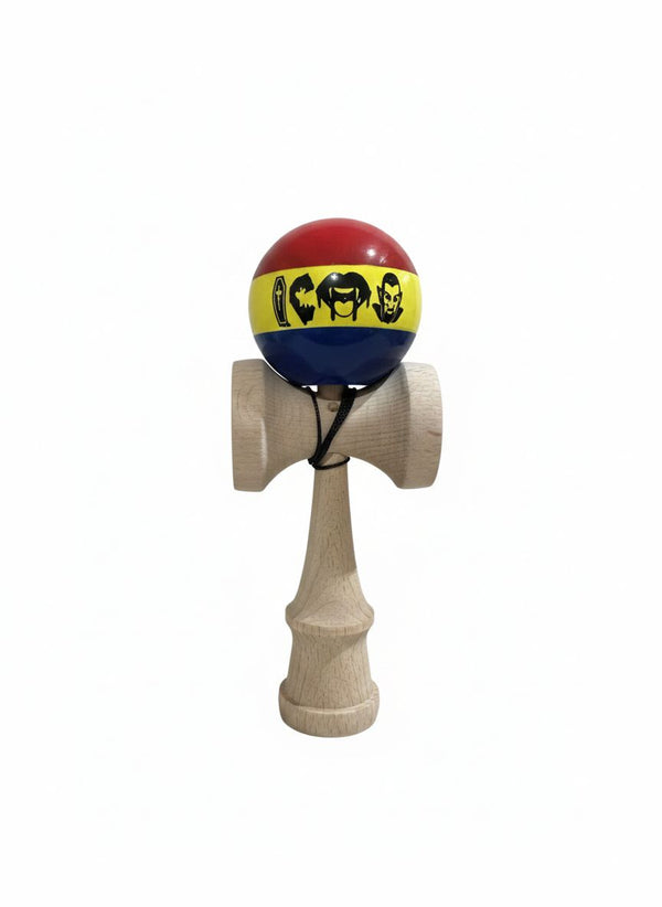 Kendama X Originala, Profesionala, Flippy, Tricolor Edition Vampir Dracula