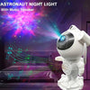 Proiector Laser Astronaut cu Joc de Lumini Aurora Boreala si Stele, Boxa, Sunete Albe