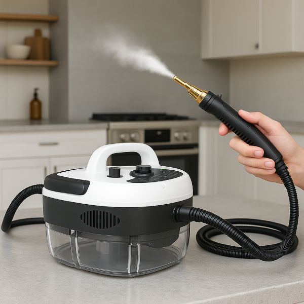 Aparat de curățat cu abur sub presiune, 4 accesorii incluse, 2500W putere