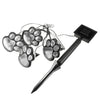 Set 8 Lampi Solare Led Tip Amprenta Labuta de Caine cu Infigere in Gazon