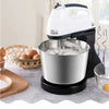 Mixer cu bol inox, putere 200 W, 2L, 7 trepte de Viteze + Set 3 tavi de prajituri, cu baza detasabila si forme diferite