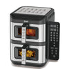 Friteuză cu Aer Cald, Digitală RAF R.5280, 12L (6L+6L), 2800W, Dublu Coș, Display Tactil