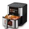 Friteuză Air Fryer Digitală Profesională RAF R.50005, 8L, 1800W, Inox
