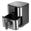 Friteuză Air Fryer Digitală Profesională RAF R.50005, 8L, 1800W, Inox