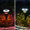 Set 4 x Lampa solara Smart RGB / Alb cald