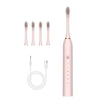 Set 2 Periuțe de Dinți Electrice, 6 Moduri, Temporizator, 4 Capete de Schimb, Suport și Carcasă