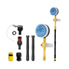 Set de perii pentru spalat masina, rotire 360°, curatare la presiune inalta
