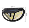 Set 5 lampi solare, de exterior, rezistenta la apa, senzor de miscare, 118 LED-uri