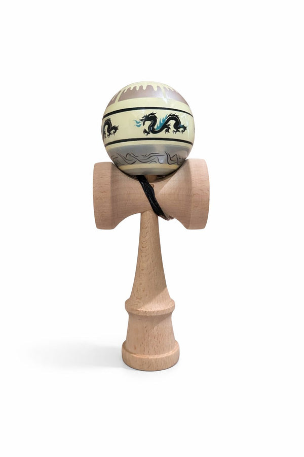 Kendama X Originala, Profesionala, DRAGON Series, Super Sticky cu Cupe Mari King Size V3