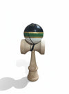 Kendama Super Sticky, Profesionala, Stef's Cat, din Lemn, Rubber Ball, 18 x 7 x 6 cm, Bicolor