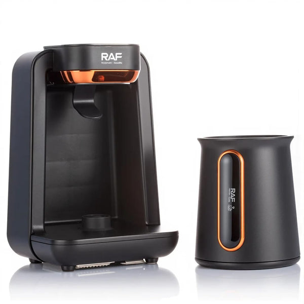RAF 147H Mașină de cafea grecească 600W cu Capacitate 300ml Negru