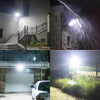 Proiector LED exterior 200W cu panou solar, telecomanda cu functii multiple