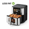 Friteuză Air Fryer Digitală Profesională RAF R.50005, 8L, 1800W, Inox
