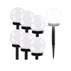Set 6 lampi solare pentru alei, senzor amurg, LED cu lumina rece, timp de lucru 6 ore