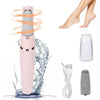 Set: Aparat pentru ingrijire si curatare calcaie + Epilator facial si sprancene, portabil, reincarcabil, 2in1