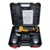 Polizor unghiular cu 2 acumulatori, Brushless, 48 V, 5 Ah, Diametru disc 125 mm, 8100 Rpm, Galben