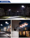 Proiector Solar LED Exterior cu Senzor, 400W / 600W, Lampa Solara Puternica pentru Curte, Gradina, Alei, Iluminat Exterior IP65