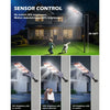 Proiector Solar LED Exterior cu Senzor, 400W / 600W, Lampa Solara Puternica pentru Curte, Gradina, Alei, Iluminat Exterior IP65