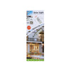 Set 2 x Lampa solara cu telecomanda si suport, 300W, senzor de miscare, 12 cadrane, 108 LED-uri, 6000k