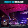 Incarcator Auto 4 in 1 Retractabil – 66W Incarcare Super Rapida, Proiectie Cer Instelat, Porturi USB & Type-C, Cabluri iPhone si Type-C, Unghi Reglabil 180°