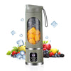 Mini blender portabil (450 ml, 12 lame, fără BPA) + termos auto din oțel inoxidabil 1200 ml