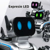 Câine Robot UWOT cu Telecomandă, 8 Roți, Cascadorii, Transformare, Muzică și Lumini LED, USB, 16x25x17 cm