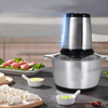 Tocător Electric din Inox 2L + Set 5 Lavete din Microfibră