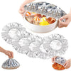 Set 50 Capace Termoizolante Reutilizabile, 36 cm, Aluminiu Alimentar, cu Elastic