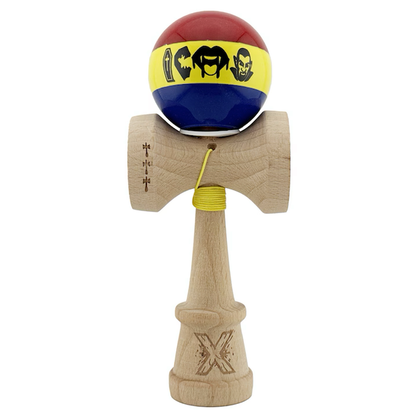 Kendama X Originala, Profesionala, Flippy, Tricolor Edition Vampir Dracula