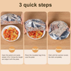 Set 50 Capace Termoizolante Reutilizabile, 36 cm, Aluminiu Alimentar, cu Elastic