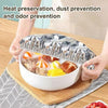 Set 50 Capace Termoizolante Reutilizabile, 36 cm, Aluminiu Alimentar, cu Elastic