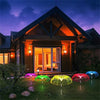 PACHET Fantana solara arteziana plutitoare + Set 2 x Lampa solara tip Palmier RGB
