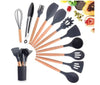 Aparat pentru vidat performant + Set 12 Ustensile de Gatit din Silicon, cu Maner din Bambus