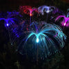 PACHET Fantana solara arteziana plutitoare + Set 2 x Lampa solara tip Palmier RGB