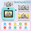 Aparat foto digital cu imprimare termica pentru copii, focalizare automata, display color de 2,4 inch 1080P Full HD