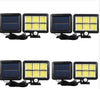 Set 4 Lampa 100 Led Cob putere 100W cu incarcare solara si senzor de miscare