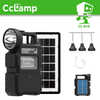 KIT SOLAR PROFESIONAL CCLAMP 810, ACUMULATOR, BLUETOOTH, 3 BECURI, MP3