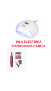 Set: Lampa UV LED Sun X, 54W  + Freza electrica manichiura/pedichiura 20000 RPM