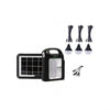 Kit solar portabil Gdlite GD-1000A, USB, bluetooth, radio FM, MP3, 4 becuri incluse