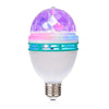 Bec rotativ multicolor, cu efect disco, LED, 3W