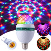 Bec rotativ multicolor, cu efect disco, LED, 3W